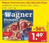 Netto Marken-Discount Herzfelde - Flammkuchen oder Steinofen Pizza Angebot im Prospekt Flammkuchen oder Steinofen Pizza bei Netto Marken-Discount im Herzfelde Prospekt für 1,49 €