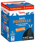 SACS POUBELLE 50LX10 LIENS COULISSANTS - NETTO en promo chez Netto SACS POUBELLE 50LX10 LIENS COULISSANTS - NETTO dans le catalogue Netto