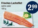 Frisches Lachsfilet von  im aktuellen V-Markt Prospekt für 2,99 €