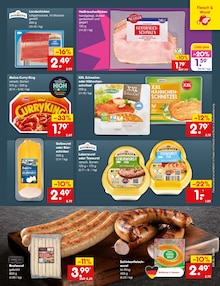 Fleisch im Netto Marken-Discount Prospekt "Aktuelle Angebote" mit 64 Seiten (Mannheim)