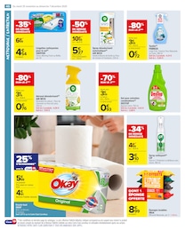 Prix et réduction Febreze dans le prospectus Carrefour Market en cours Offre Febreze dans le catalogue Carrefour Market du moment à la page 48