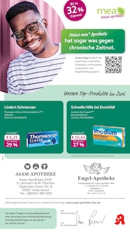 Aktueller mea - meine apotheke Prospekt "Unsere Juni-Angebote" Seite 1 von 4 Seiten für Aidenbach