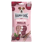 Happy Dog Dental Snacks Dental Rolls Mini 92 g im Angebot bei Zookauf in Dinslaken Happy Dog Dental Snacks Dental Rolls Mini 92 g Angebote von Happy Dog bei Zookauf Dinslaken für 3,49 €