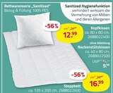 Aktuelles Bettwarenserie „Sanitized“ Angebot bei ROLLER in Bochum ab 12,99 €