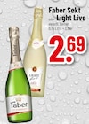 Faber Sekt oder Light Live Angebote von Faber bei Trinkgut Bad Kreuznach für 2,69 €