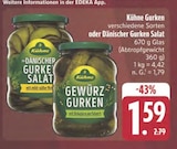 Aktuelles Gewürzgurken Angebot bei E center in Nürnberg ab 1,59 €