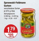Gurken von Spreewald-Feldmann im aktuellen V-Markt Prospekt