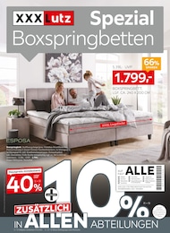 Bett Angebot im aktuellen XXXLutz Möbelhäuser Prospekt auf Seite 1