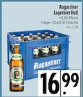 Lagerbier Hell von Augustiner im aktuellen EDEKA Prospekt für 16,99 €