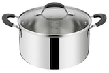 Marmite / Faitout Lagostina FAITOUT INOX ESPERTA TRIPLY 24 CM INDUCTION 012909031224 - Lagostina dans le catalogue Darty