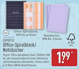 Office-Spiralblock von EXPERTIZ für 1,99 € bei ALDI Nord im Angebot Office-Spiralblock von EXPERTIZ im aktuellen ALDI Nord Prospekt