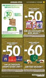 Chocolat Angebote im Prospekt "-50% DE REMISE IMMÉDIATE SUR LE 2ÈME* SUR LES CHOCOLATS CHAMPS-ÉLYSÉES LINDT" von Intermarché Super auf Seite 5