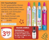 CO2-Tauschzylinder Rosa, Quick Connect oder Grün Angebote von Sodastream bei GLOBUS Neunkirchen für 3,49 €