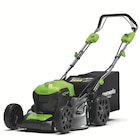 Pack tondeuse tractée 40 v - GREENWORKS en promo chez Espace Emeraude Brest à 429,00 €