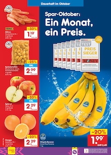 Bananen im Netto Marken-Discount Prospekt "Aktuelle Angebote" mit 74 Seiten (Leipzig)
