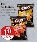 Tortilla Chips von Chio im aktuellen V-Markt Prospekt für 1,11 €