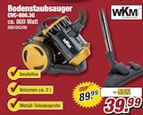 Bodenstaubsauger CVC-800.3G Angebote von WKM bei POCO Paderborn für 39,99 €