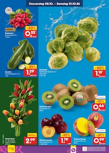 Blumen im Netto Marken-Discount Prospekt "Aktuelle Angebote" mit 70 Seiten (Hamburg)