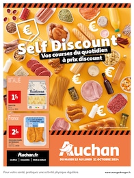 Catalogue Auchan Hypermarché "Vos courses du quotidien à prix discount" à Les Bordes et alentours, 6 pages, 15/10/2024 - 21/10/2024