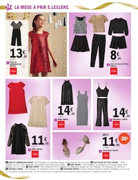 Offre Robe Noël Enfant dans le catalogue E.Leclerc du moment à la page 78