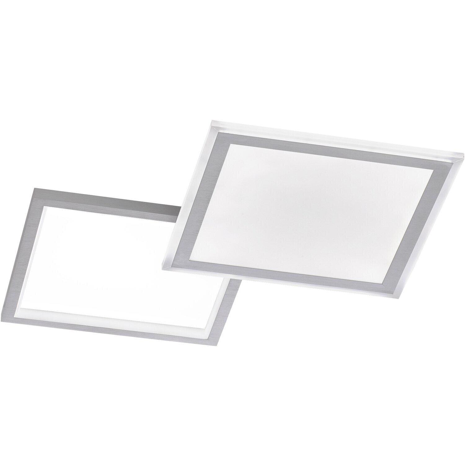 OBI Templin - LED Deckenleuchte Aluminium Dimmbar LED Deckenleuchte Aluminium Dimmbar Angebot bei OBI Templin im Prospekt INNENBELEUCHTUNG