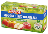 Gourdes compotes pomme nature - ANDROS dans le catalogue B&M