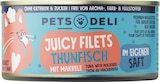 Katzennassfutter Juicy Filets im Angebot bei ZooRoyal in Düsseldorf Katzennassfutter Juicy Filets Angebote von Pets Deli bei ZooRoyal Düsseldorf für 1,49 €