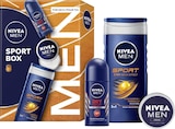 Geschenkset Sport Box 3tlg Angebote von NIVEA MEN bei dm-drogerie markt Ahlen für 6,45 €