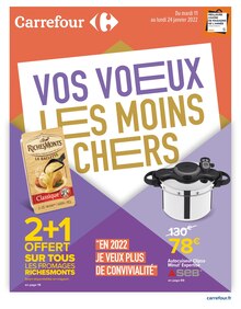 Carrefour Catalogue "VOS VOEUX LES MOINS CHERS", 104 pages, Chelles, 11/01/2022 - 24/01/2022 Carrefour Catalogue "VOS VOEUX LES MOINS CHERS", 104 pages, Chelles, 11/01/2022 - 24/01/2022