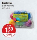 Bunte Eier im aktuellen V-Markt Prospekt für 1,59 €