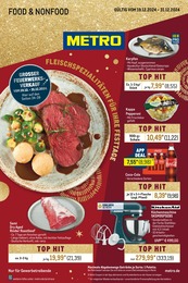 Metro Prospekt: "Food & Nonfood", 42 Seiten, 19.12.2024 - 31.12.2024