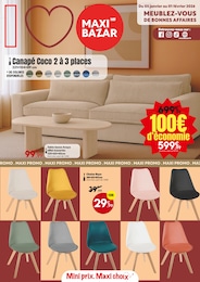 Prospectus Bazar & Déstockage de Maxi Bazar à Aubervilliers: "Meublez-vous de bonnes affaires", 11 pages, 05/01/2026 - 01/02/2026