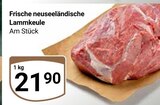 Frische neuseeländische Lammkeule Angebote bei GLOBUS Wolfenbüttel für 21,90 €