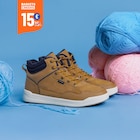 Promo Baskets montantes à lacets camel garçon à 15,00 € dans le catalogue La Halle à Montdidier