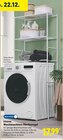 Waschmaschinen-Überbauregal im Angebot bei Lidl in Remscheid Waschmaschinen-Überbauregal Angebote von Livarno bei Lidl Remscheid für 17,99 €