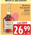 Very Special Cognac Angebote von Hennessy bei EDEKA Wesel für 26,99 €
