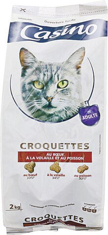 Géant Casino Beaucouzé - Croquettes à la viande pour chat Promo Croquettes à la viande pour chat dans le catalogue Géant Casino "Le salon de l'animal de compagnie" à Beaucouzé