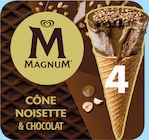 Promo Cône Glacé Noisette & Chocolat x4 à 1,91 € dans le catalogue Intermarché Contact à Villedieu-la-Blouère