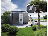Biohort Gerätehaus AvantGarde Gr, A5 WE Window Edition, mit Doppeltür dunkelgrau-metallic 2200 x 2600 x 2180 mm im bauwelt Delmes Heitmann Prospekt Biohort Gerätehaus AvantGarde Gr, A5 WE Window Edition, mit Doppeltür dunkelgrau-metallic 2200 x 2600 x 2180 mm von im aktuellen bauwelt Delmes Heitmann Prospekt für 1.949,99 €