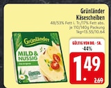Käsescheiben im EDEKA Prospekt Käsescheiben von Grünländer im aktuellen EDEKA Prospekt für 1,49 €