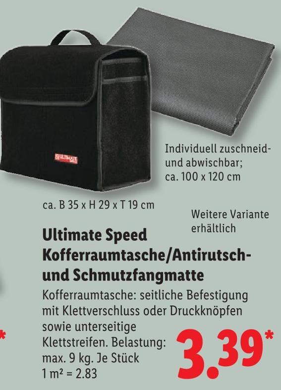 Kofferraumtasche/Antirutsch- und Schmutzfangmatte