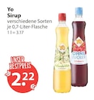 Yo Sirup im V-Markt Prospekt Yo Sirup von im aktuellen V-Markt Prospekt für 2,22 €