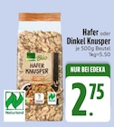 Backzutaten im EDEKA Prospekt Hafer oder Dinkel Knusper von Naturland im aktuellen EDEKA Prospekt für 2,75 €
