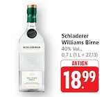 Williams Birne Angebote von Schladerer bei EDEKA Ulm für 18,99 €