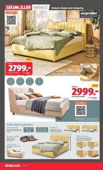 Bett im aktuellen Segmüller Prospekt (Reutlingen) Bett im Segmüller Prospekt "Zum Glück gibt’s Segmüller - Segmüller Select" mit 8 Seiten (Reutlingen)