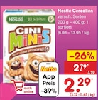 Cerealien von Nestlé für 2,29 € bei Netto Marken-Discount im Angebot Cerealien von Nestlé im aktuellen Netto Marken-Discount Prospekt