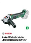 Akku-Winkelschleifer "UniversalGrind 18V-75" im Hagebaumarkt Prospekt Akku-Winkelschleifer "UniversalGrind 18V-75" von BOSCH im aktuellen Hagebaumarkt Prospekt fĂŒr 89,99 âŹ