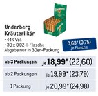 Aktuelles Kräuterlikör Angebot bei Metro in Bremen ab 22,60 €