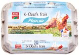 Promo 6 œufs Frais de poules élevées en plein air à 1,31 € dans le catalogue Colruyt à Torcy