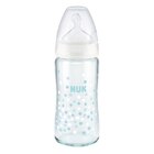 Biberon verre col large 240ml 0-6m - NUK dans le catalogue Carrefour